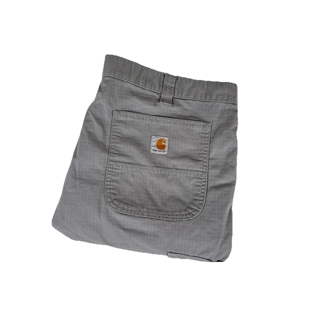 Carhartt Force 103543 Braxton Relaxed Fit Gray Cargo Shorts Ripstop Men's Sz 40